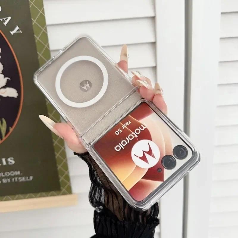 Ốp Điện Thoại Cho Motorola Razr 60 Pro 50 Ultra Mooto Razr 60 50 Vỏ Chống Sốc Trong Suốt