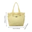 Túi tote nữ THEGIRL8B, Túi đeo vai Nylon dung tích lớn màu trơn, Dây kéo đa năng hợp thời trang Túi xách đi lại thông thường cho bé gái
