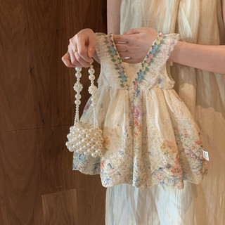 Mùa hè mới cô gái vest đầm