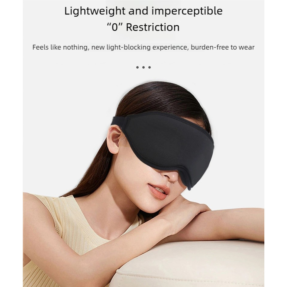 Mặt nạ mắt ngủ bằng bọt Memory 3D - Bịt mắt chống sáng 100% Ergonomic Zero Pressure