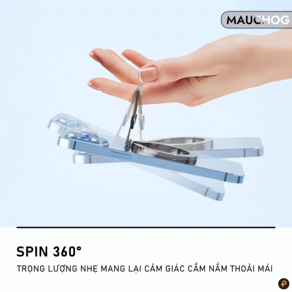 Giá Đỡ Điện Thoại Dạng Nhẫn Xoay 360 Độ Hít Từ Tính Cho Điện Thoại iPhone 17 Pro Max 16 15 14 13 12