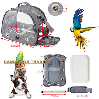 [DANDELION] Túi đi chơi chim Vẹt Dây đeo du lịch di động Vận chuyển lồng chim Thú cưng nhỏ Hamster Lồng