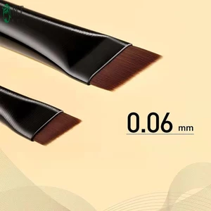 Bàn chải viền lông mày di động Bàn chải mỹ phẩm góc nhỏ Dụng cụ trang điểm Quà tặng lý tưởng cho nữ Sinh nhật bé gái