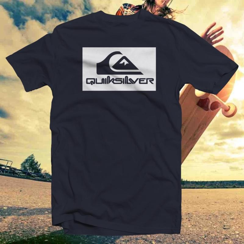 Thương hiệu áo thun Logo Quicksilver Comfy dành cho nam và nữ | Áo sơ mi ván trượt | Bản in mới và chất lượng