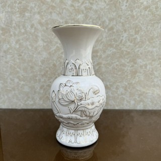 Bộ thờ cúng gốm sứ hoa sen cao cấp