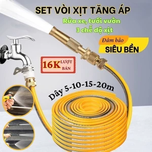 Set vòi xịt áp lực cao dành cho tưới cây rửa xe tưới vườn