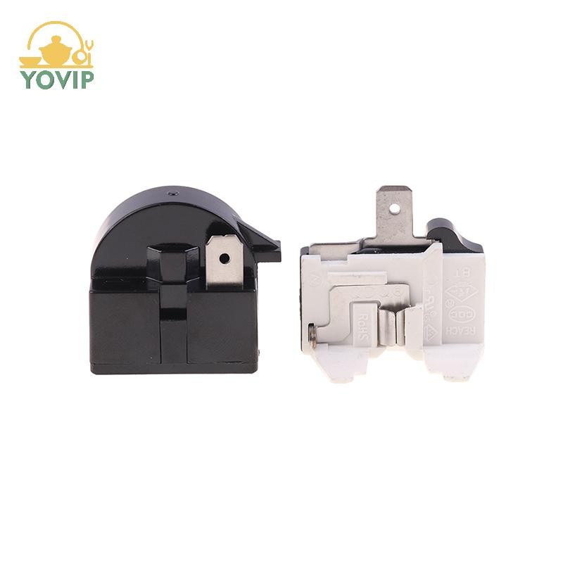 YOVIP 2 Chiếc QP2-4.7 PTC Khởi Động Rơ Le 1 Pin Rơ Le Khởi Động Tủ Lạnh Và 6750C-0005P Tủ Lạnh Quá Tải Bảo Vệ VN
