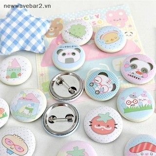 [Mới] Bộ 6 Nút Huy Hiệu Hoạt Hình Retro Dễ Thương, Phù Hợp Trang Trí Balô và Túi Đựng Bút Chì Trẻ Em.