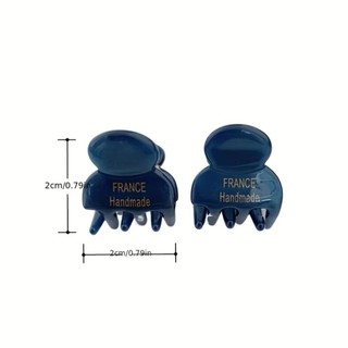 SAU 1 chiếc ​Móng vuốt tóc​, ​BỘ​ ​Axetat​ Kẹp cá mập, Nhãn vàng tinh tế ​Rỗng ra ngoài​ ​Chân bên​ ​Phụ Kiện Tóc Nữ​