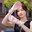 COZII Găng tay chống nắng bằng lụa băng-Găng tay hở ngón đạp xe ngoài trời-phong cách mỏng mùa xuân hè