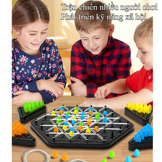 【BabyJoy】Bộ cờ xếp hình tam giác,Cờ tam giác liên kết,Đồ chơi xếp hình logic cho trẻ em,xếp hình cho bé