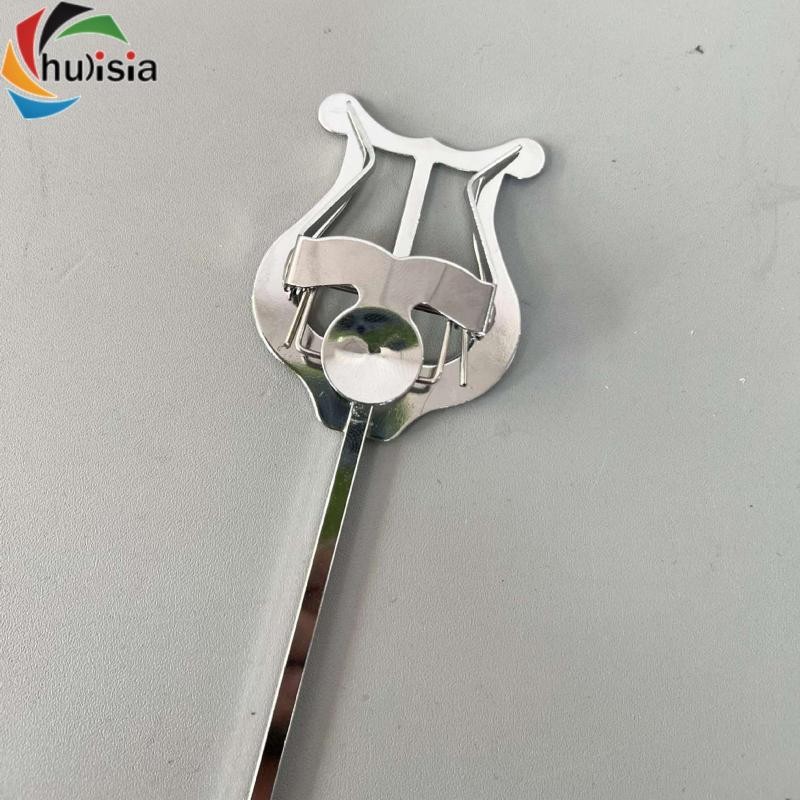 chulisia Trumpet Marching Lyre Kẹp Trên Đứng Tấm Nhạc Kẹp Cho Cornet BB Clarinet Âm Nhạc Đứng Nhạc Cụ Trumpet Nhạc Cụ