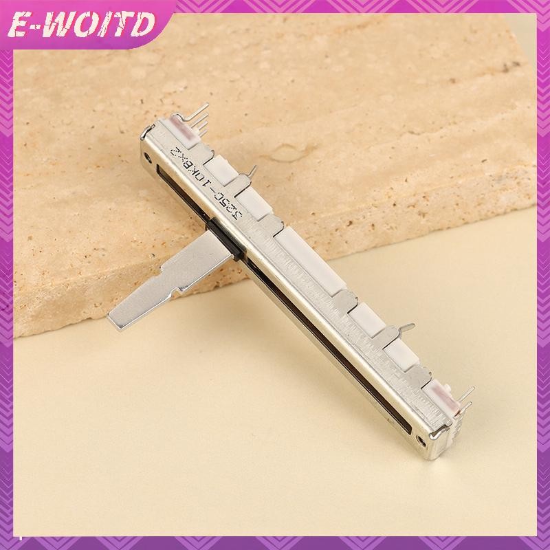 E-WOITD 1Pc RS45 Series Straight Slip Potentiometer Pitch Fader 10KB×2 DCV1024 L60mm cho DDJ-SB/SB2/SB3/400 E-WOITD