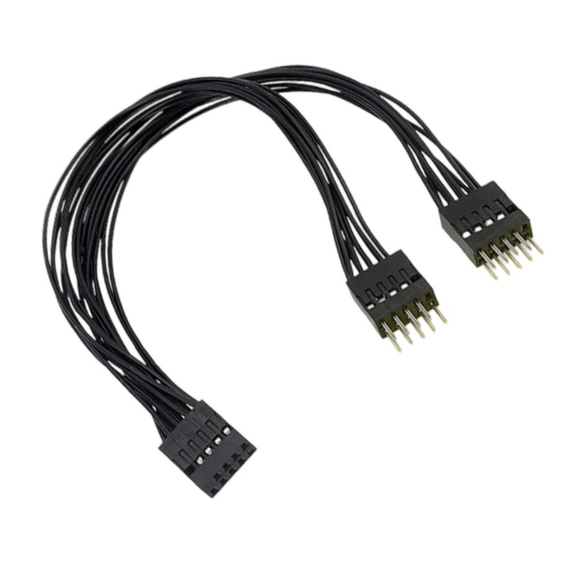 IOR 9Pin 1 Nữ Đến 2 Nam Switcher Splitter Cáp nối dài bo mạch chủ