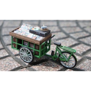 Mô hình gỗ tự lắp ráp DIY- Thế Giới Tí Hon- Hàng Rong- XE BÁN ĐĨA DẠO - HR09 (Sản phẩm chưa kèm keo)