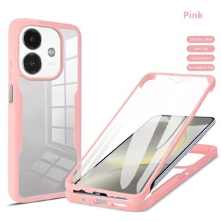 Ốp Điện Thoại Cho Oppo A3x A3 Pro A5 A5X A5i Pro A6 A6T Pro 4G 5G 2025 Vỏ Plus Flip Cover 360° Ốp lưng bảo vệ chống sốc bằng silicon mềm hai mặt