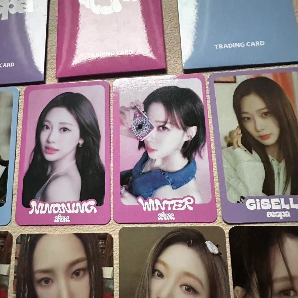 Æspa Come To My illusion Pop Up Store Thẻ giao dịch ngẫu nhiên Photocard