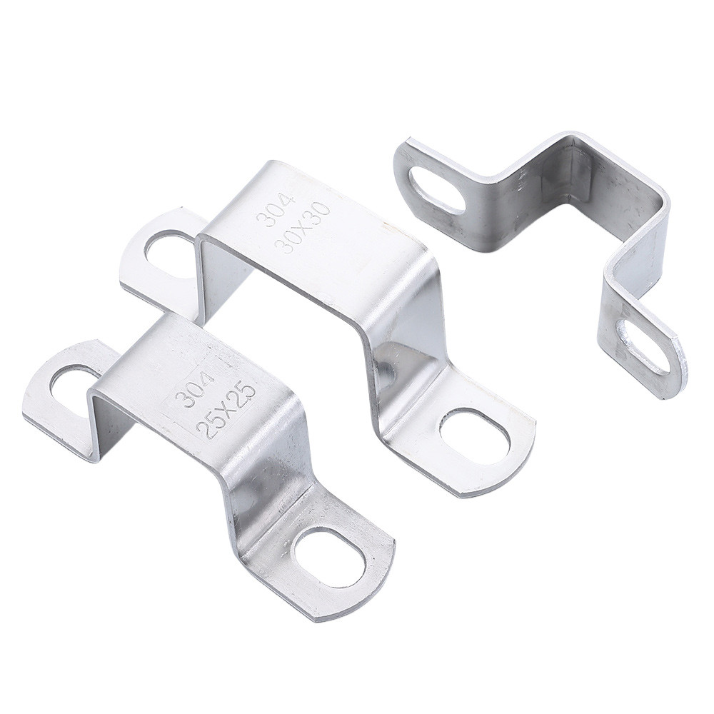 Thẻ ống BAMBOOB Ohm, Kẹp thép không gỉ 304 dày, kẹp ống hệ thống nước hình chữ U
