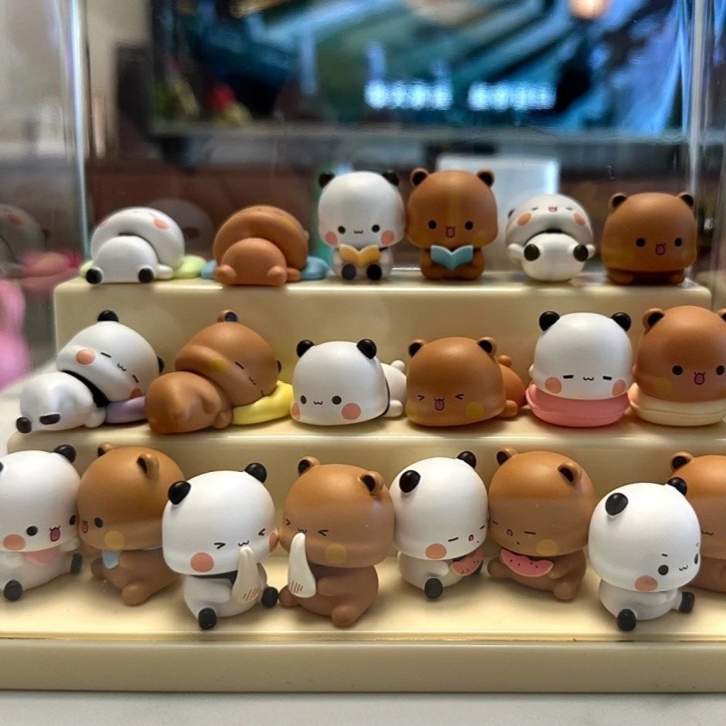 8 Cái / bộ Micro Kích Thước Yier Và Bubu Hàng Ngày Làn Sóng Thứ Hai Hợp Thời Trang Chơi Mini Để Bàn Trang Trí Cô Gái Dễ Thương Quà Tặng Đồ Chơi