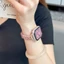 Phụ Nữ Đàn Hồi Mắt Mèo Đá Vòng Tay Cho iWatch Đính Hạt Dây Đồng Hồ S8 7 6 SE 5 Đồng Hồ 40mm 41mm 42mm 45mm