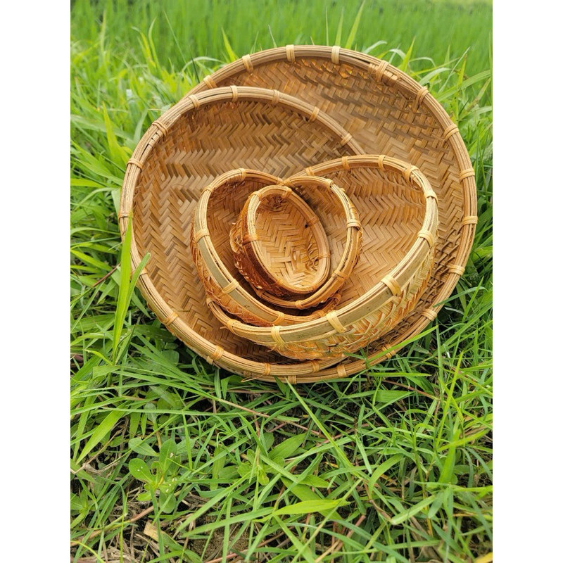 Thúng Tre Hun Khói Dúng Decor, Dựng Đồ Kích Thước 12/15/20/25/30Cm