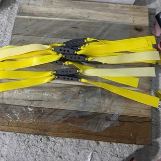 Combo 5 dây, 10 dây adam vàng, đen dài 15cm, 18cm, dầy 0,65mm, kéo tới má, dùng trong tập thể dục thể thao