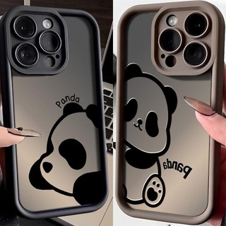 Ốp Điện Thoại Gấu Trúc Cặp Đôi Dễ Thương Cho OPPO A52 A72 A92 A78 A58 A5 A9 2020 A91 A92S A94 A98 F23 F11 F9 Find X5 X3 RENO A60 3 4Z 5F 5 Lite Vỏ Silicon Mềm Hoạt Hình