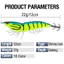 1 Máy Tính Dạ Quang Mực Tôm Jig Dụ Nước Mặn Gỗ Tôm Mồi Cứng Nhân Tạo Mực Spinner Mồi Câu Cá Jig Cho Bạch Tuộc Câu Cá.