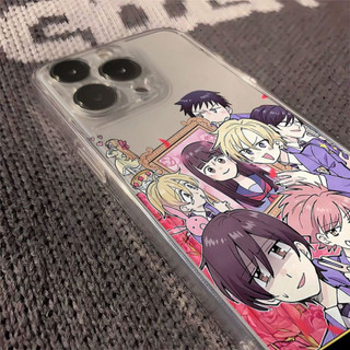 Ốp điện thoại trường Ouran cho iPhone 11, / 16 12 / 13 / 14 / 15pro Max, khuôn viên trường 。 Cá tính sáng tạo thú vị. Vỏ trong suốt, chống thấm nước, chống sốc, vỏ bảo vệ