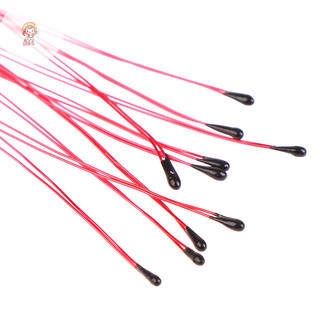 Twe 10 CÁI Điện trở nhiệt điện trở NTC MF52B 10K 100K Dây đeo đầu dò B3470 B3380 B3950 B3435 B 4250 1% 10CM Cảm biến điều khiển nhiệt độ VN