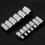 TOPTOOLCX 1 Cái Tay Chìa Khóa Số Liệu, Đầu Đôi Cho Cờ Lê Mô-men Xoắn Ratchet Hex Ổ Cắm Ngắn, Dụng Cụ Cầm Tay 1 / 4 "Đầu 6.35mm 4-14mm Ổ Cắm Truyền Động
