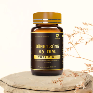 [Hàng cao cấp] Viên uống Đông Trùng Hạ Thảo Thái Minh - Bào chế từ nấm đông trùng hạ thảo khô thượng hạng - Lọ 30 viên