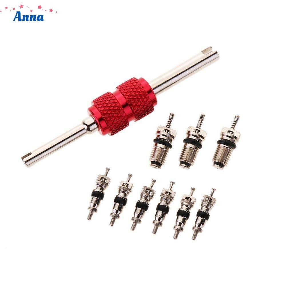 【Anna】Air Conditioning Valve Cores Copper Red Silver A/C System High Quality