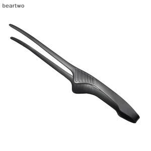 < Beartwo > Kẹp Thực Phẩm BBQ Kẹp Thịt Nướng Thép Không Gỉ Nhà Bếp Thực Phẩm Kẹp Thịt Chống Trơn Trượt Chống Dính Bít Tết Kẹp Dụng Cụ Nấu Ăn Nướng Nướng Đẹp