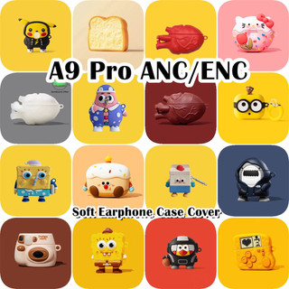 [imamura] Dành cho vỏ A9 Pro ANC / ENC Vỏ tai nghe silicon mềm Vỏ hoạt hình siêu mát NO.3