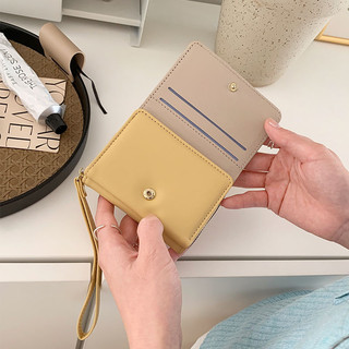 Ví nữ sáng tạo ngọt ngào thời trang Ví đựng tiền đa chức năng in lưới dễ thương