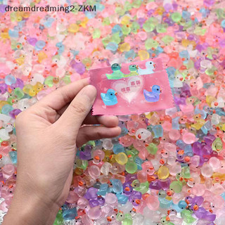 [dreamdreaming] 5 Đồ chơi vịt nhỏ bằng nhựa phát sáng dễ thương Hình búp bê bất ngờ Trang trí nội thất Túi mù kẹo giả cho trẻ em Quà tặng [zkm]