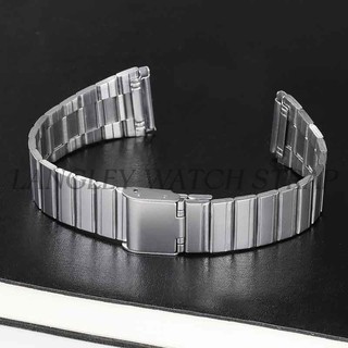 Dây đeo đồng hồ cổ điển Dây đeo đồng hồ bằng thép không gỉ 18mm 20mm cho Casio F-91W SGW400 F84 F105 108 A158W 168 AE1200 AE 1300 Dây đeo đồng hồ dành cho nữ Dây đeo cổ tay họa tiết tre
