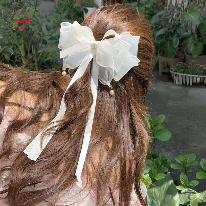 Parade Ngọt Ngào Thời Trang Bé Gái Công Chúa Kim Cương Giả Nơ Lớn Kẹp Tóc Cho Nữ Mũ Nữ Hairgrips Nữ Phụ Kiện Tóc VN