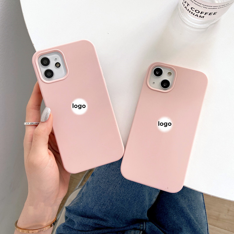 Bột cát (Chất lượng cao) cho iPhone 17 / 16 / 15 / 14 / 13 / 12 / 11 / Pro Max Air mini Xs Max Xr 7 8 Plus SE Vỏ điện thoại silicon lỏng bảo hiểm toàn diện