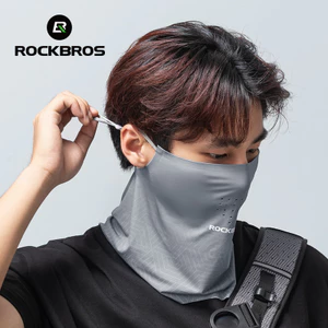 Mặt nạ chống nắng ROCKBROS với băng lụa thoáng khí, bảo vệ tia UV, phù hợp cho hoạt động ngoài trời như đi xe đạp và thể thao