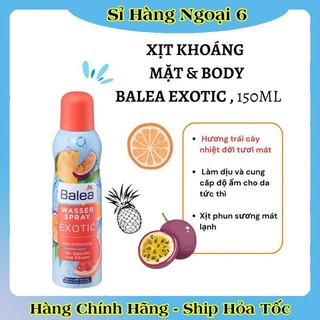 [auth] XỊT KHOÁNG BALEA  AQUA 150ML -NỘI ĐỊA ĐỨC ĐỦ BILL [Hot]