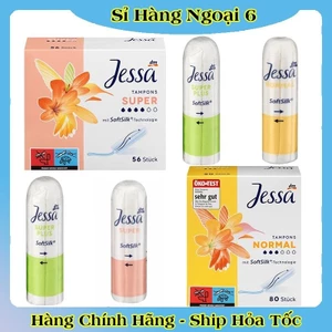 Tampon Jessa / Facelle nội địa Đức đủ size của Đức - Băng vệ sinh dạng nút -Date mới nhất Đủ Bill