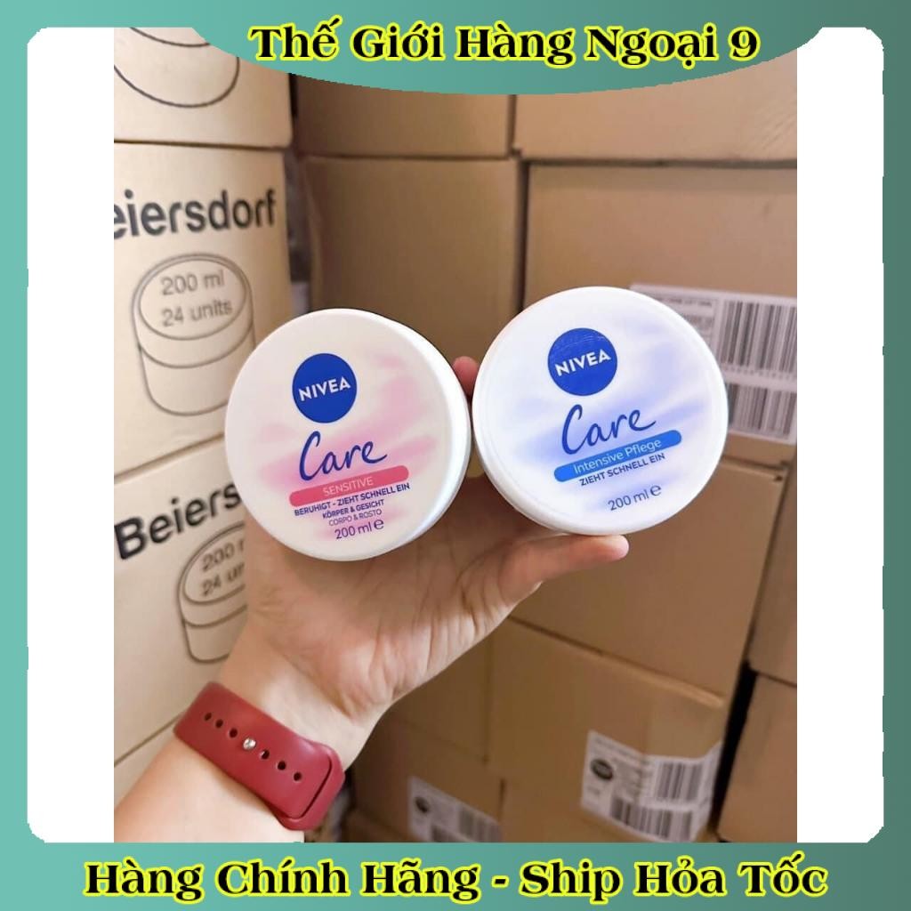 [auth] Kem dưỡng ẩm NIVEA CARE Đức - Siêu dưỡng ẩm chống khô da, chống nứt nẻ  🎀 [Hot]