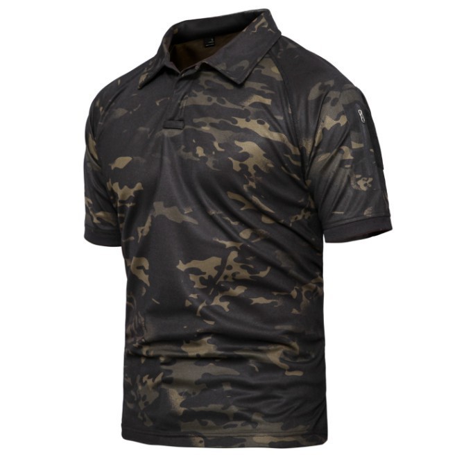 Áo thun polo retro_dã ngoại_sinh tồn