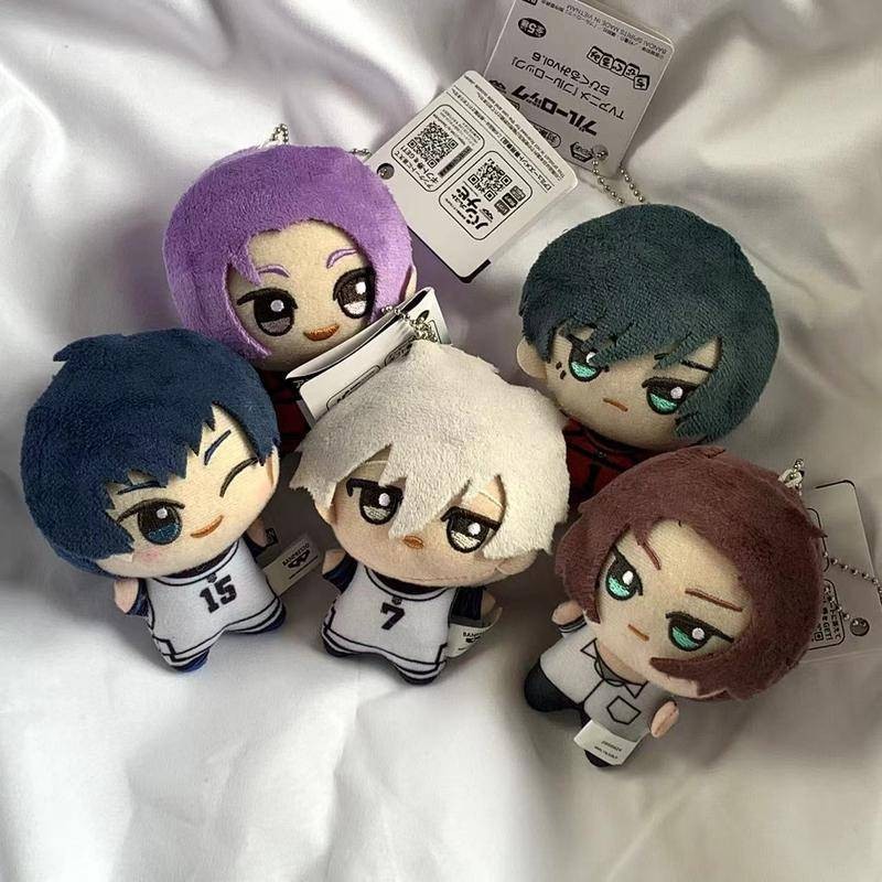 Anime Blue Lock Plush Pendant Cute Doll Nagi Seishiro, Rin Itoshi Plushie Keychain