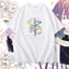 Áo thun cosplay Mitsuri Kanroji Demon Slayer, chất liệu thoáng mát