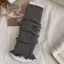 Ấm Chân BORAGETE, Đan Tất Dệt Kim Lolitas Ngọt Ngào Dễ Thương, Ấm Boot Màu Trơn Nữ Bé Gái