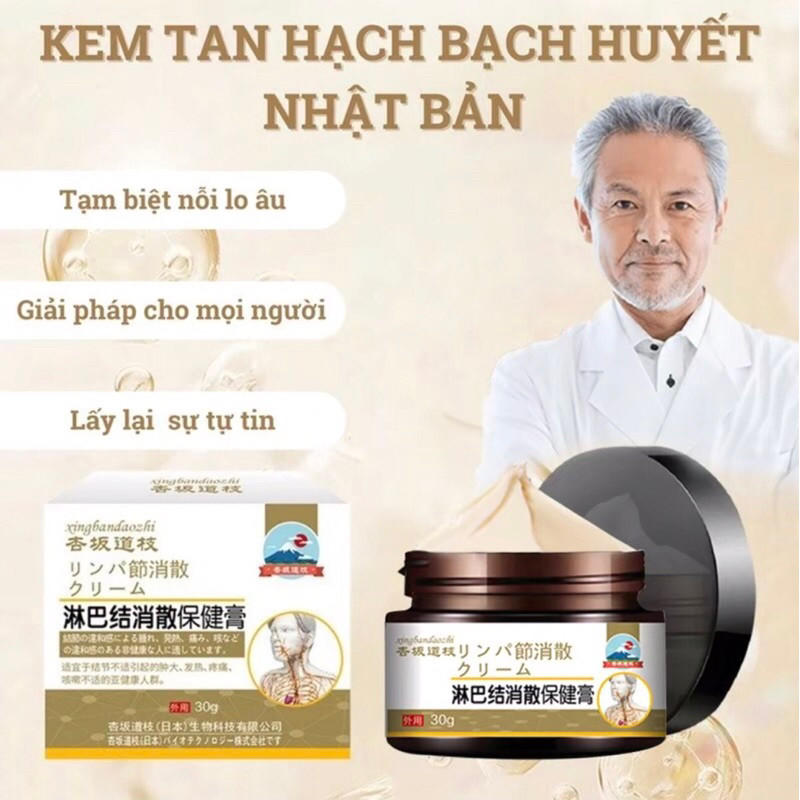 Kem Tan Hạch Bạch Huyết Nhật Bản - Hỗ Trợ Teo Hạch, Lưu Thông Mạch Máu, Giảm Bướu Cổ Hiệu Quả
