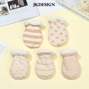 JKDESIGN Găng Tay Len Dày Dặn Dễ Thương Cho Bé